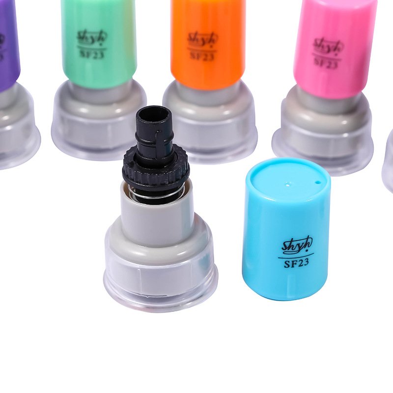 Wholesale Custom Teacher Stamps for Spanish Schools - OEM Personalized Round Stamps (17/23/28mm) by Mobarnstamp - Image 3