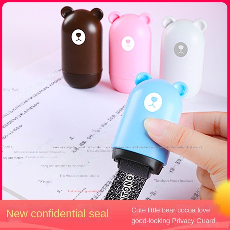Custom Random Pattern Security Roller Stamp | Express Package Privacy Seal | Anti-Leakage Confidential Stamp for Office - Image 6