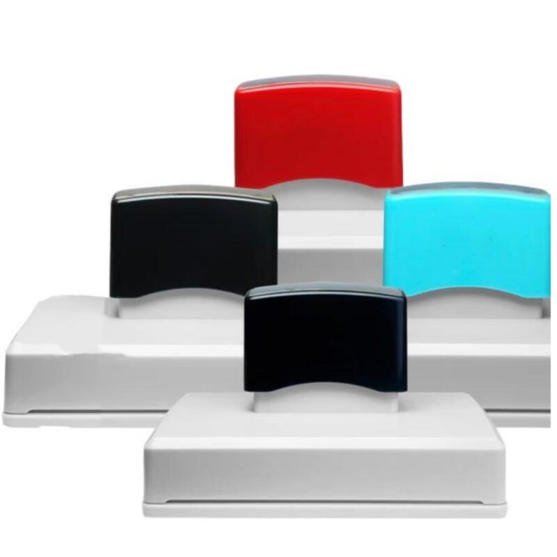 Mobarnstamp 105x80mm Jumbo Dual Foam Pre-inked Stamp | Photosensitive Teacher Office Flash Stamp | Custom Business Seal OEM