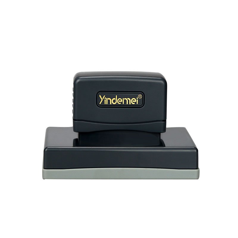 Mobarnstamp Flash Stamp Holder with Rubber Cushion & Photosensitive Case - Pre-Inked Teacher Office Stamps, Rectangular Model RH - Image 3