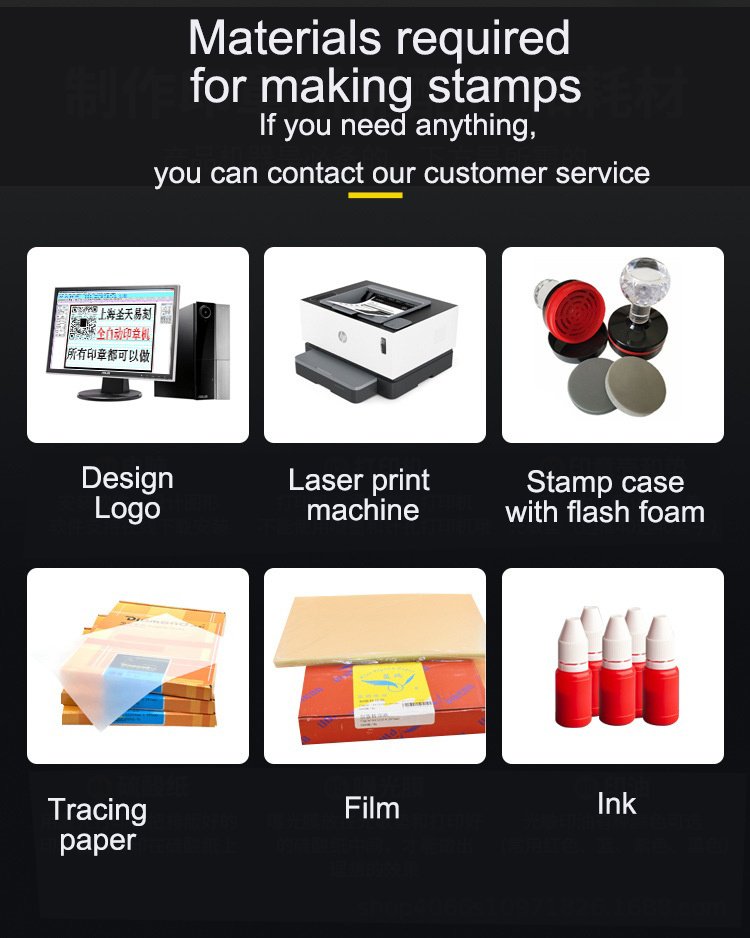 Mobarnstamp Automatic Flash Stamp Machine for Clothing Labels - Photosensitive DIY Rubber Imprinter System - Image 4