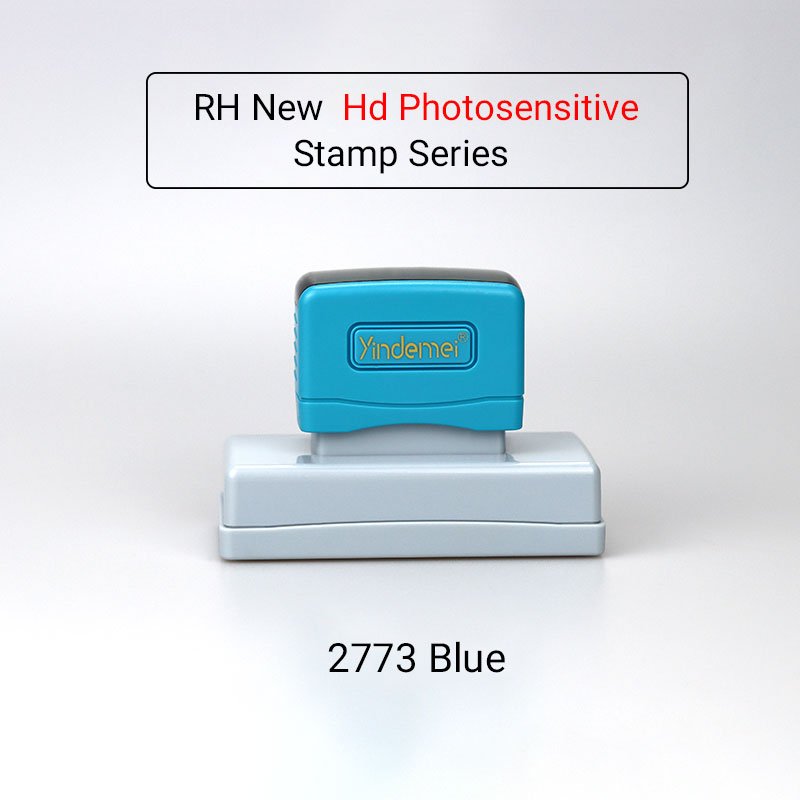 Mobarnstamp Rectangular Multicolor Plastic Stamp Holder with Rubber Cushion Sponge - Photosensitive Flash Stamps for Teacher Office School OEM Customization - Image 5