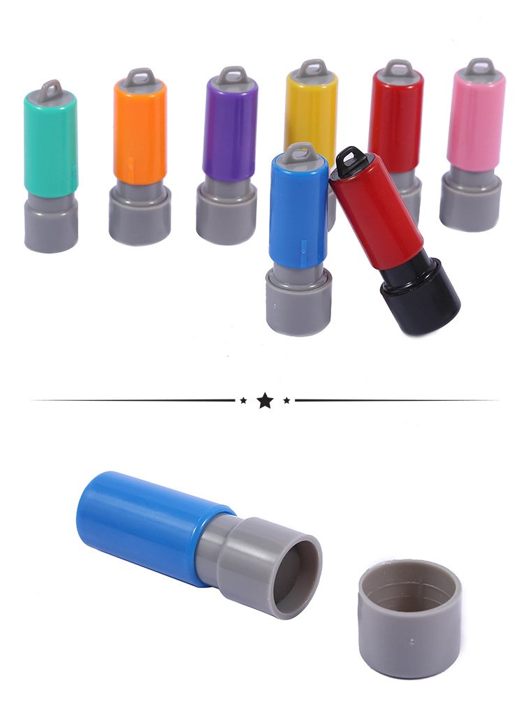 HA09 Mini Flash Stamp Set - 9 Color Teacher Reward Stamps for School & Office - Mobarnstamp - Image 4