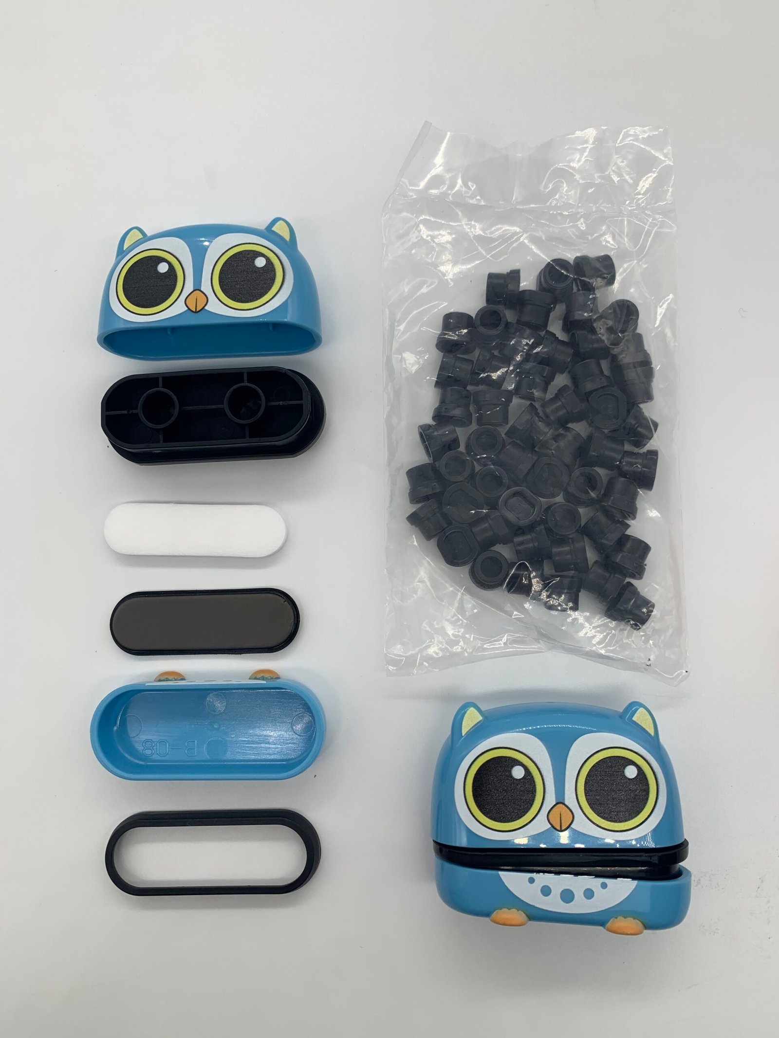 Cute Monster Fabric Stamp Set | Washable Baby Name Stamp with Glitter | Custom Cartoon Toy Stamp (MS06 Series) - Image 6