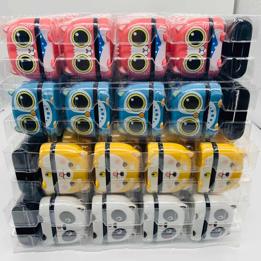 Cute Monster Fabric Stamp Set | Washable Baby Name Stamp with Glitter | Custom Cartoon Toy Stamp (MS06 Series) - Image 4