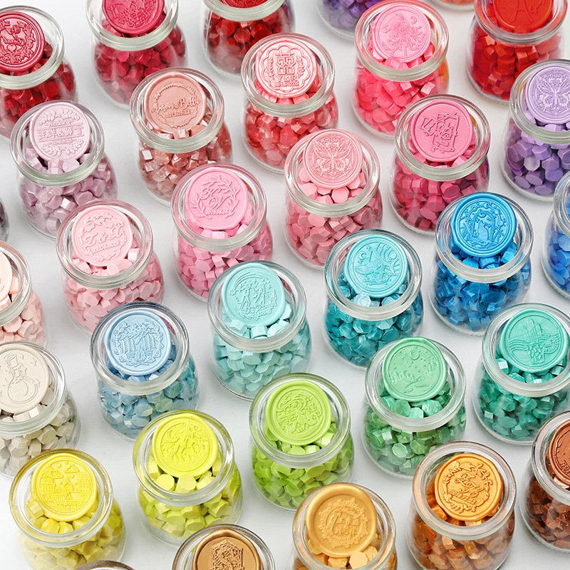 Mobarnstamp Factory Direct Round Sealing Wax Beads | 90g Bulk Octagon Wax Pellets | Wholesale Stamp Supplies - Image 4