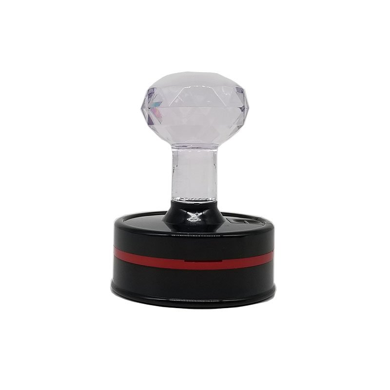 SL45 Premium Double Foam Flash Stamp | 45mm Round Pre-Inked Stamp | Photosensitive Ink Stamp with Holder