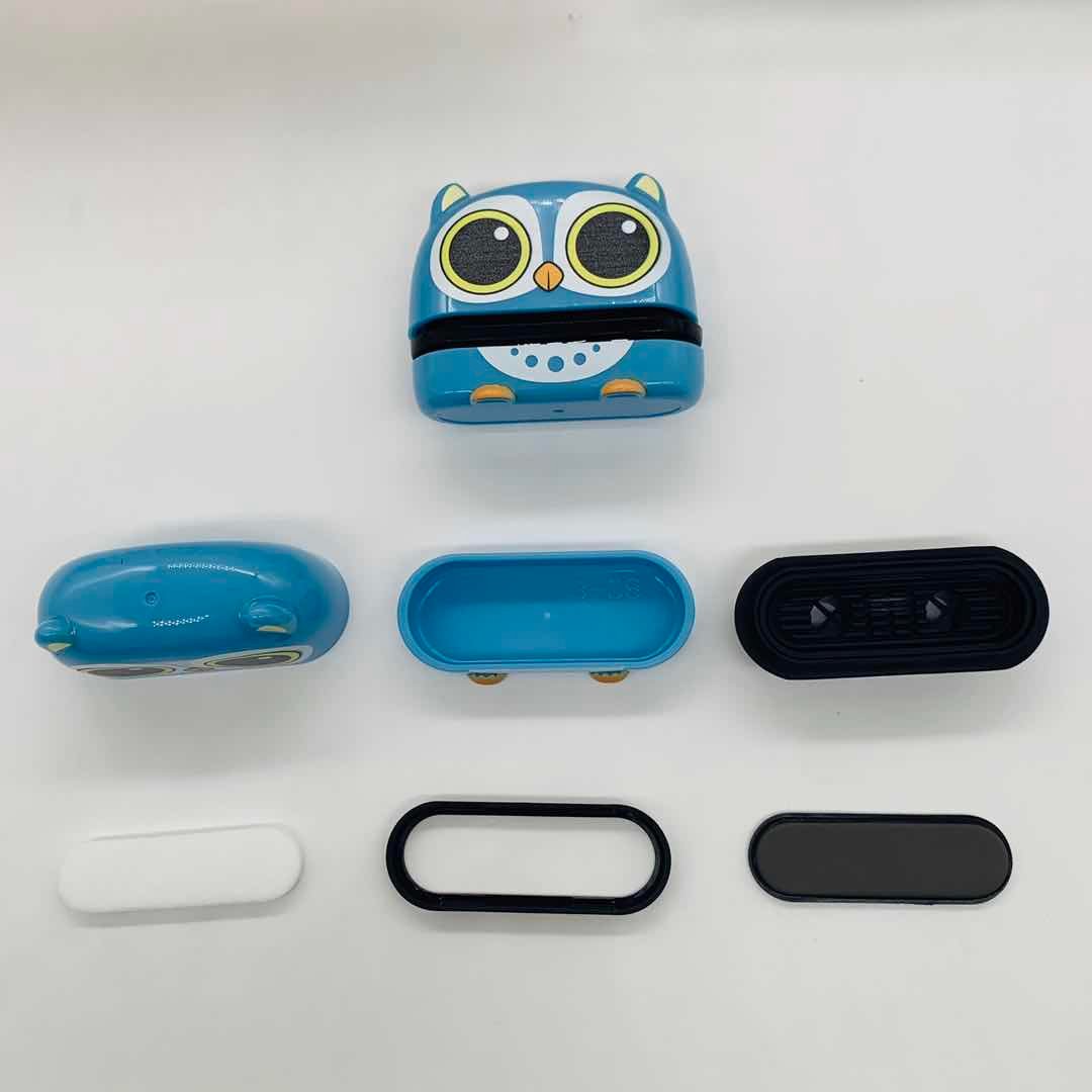 Cute Monster Fabric Stamp Set | Washable Baby Name Stamp with Glitter | Custom Cartoon Toy Stamp (MS06 Series) - Image 3