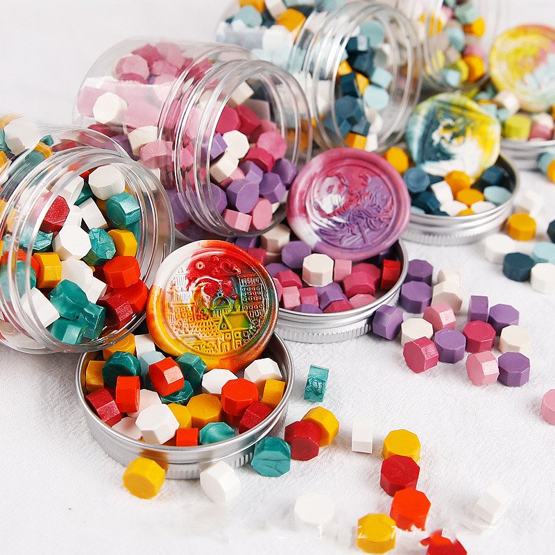 Multicolor Resin Wax Beads Kit - Bulk DIY Sealing Wax for Letters & Invitations