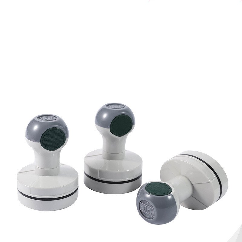 Self-Inking Round & Oval Office Stamp with 7mm Flash Foam - Mobarnstamp Premium Custom Seal