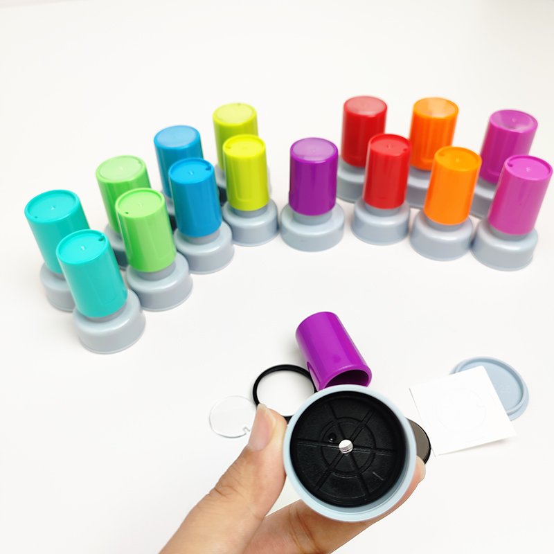 Checklist Round Stamp Double Foam Flash Teaching Stamp Pastel – Custom Educational Stamp for Teachers & Offices – Mobarnstamp - Image 4