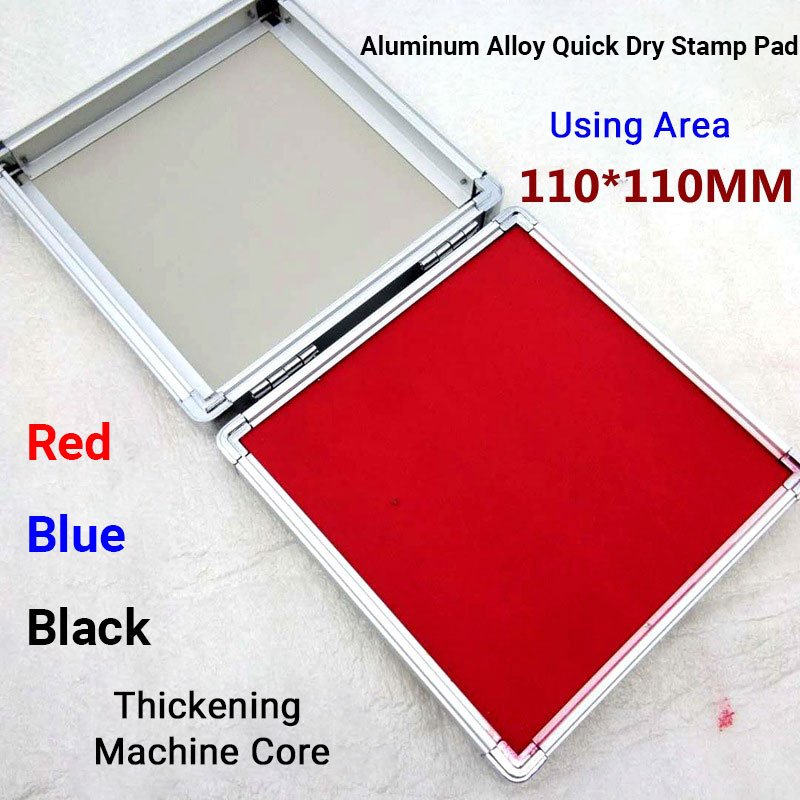 Self-Inking Stamp Pad Refill - Quick-Dry Ink Cartridge for Rubber Stamps (Black/Blue/Red) | Mobarnstamp - Image 3
