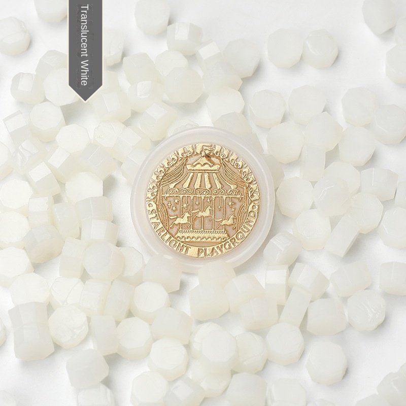 Mobarnstamp Factory Direct 53-Color Wax Beads | 100g Octagon Sealing Pellets | Eco-Friendly Custom Seals