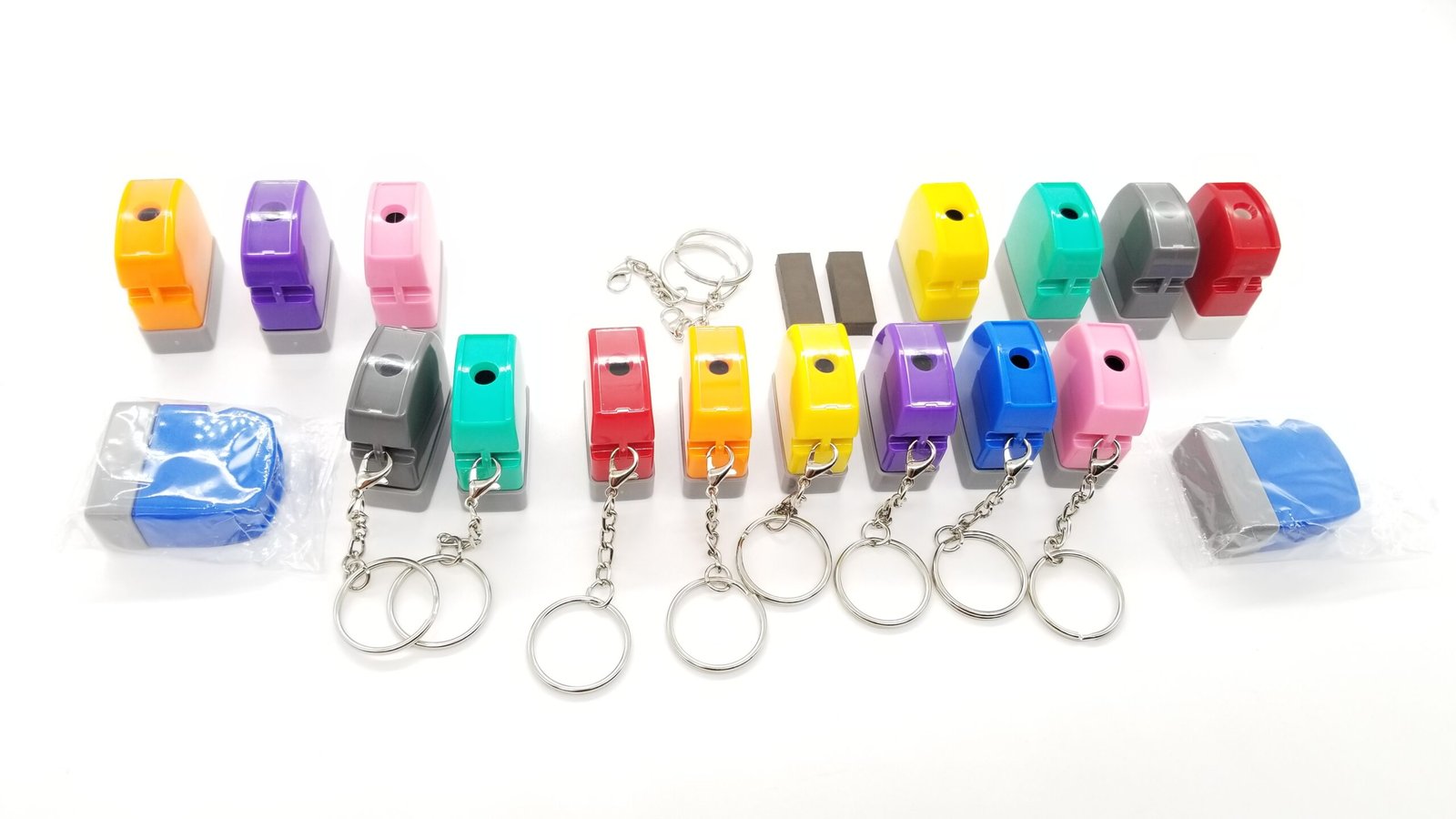 Cartoon Kids Name Stamp with Keychain | Glitter Ink Stamp Holder HA 1027 | Custom Children's Toy Stamp - Image 4