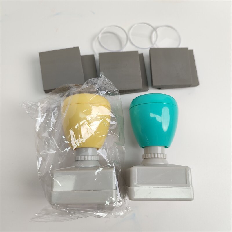 HA-Square 3030 Pastel Flash Stamp - Pre-Inked 30×30mm Square Stamp with Handle - Image 3