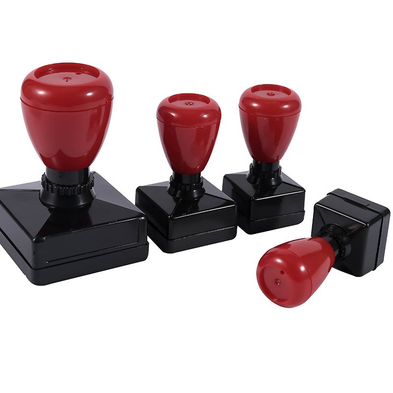 Wholesale HA Series Self-Inking Rubber Stamps - Custom Logo Office Stamps in Sky Blue, Black, Red, Gray by Mobarnstamp - Image 3