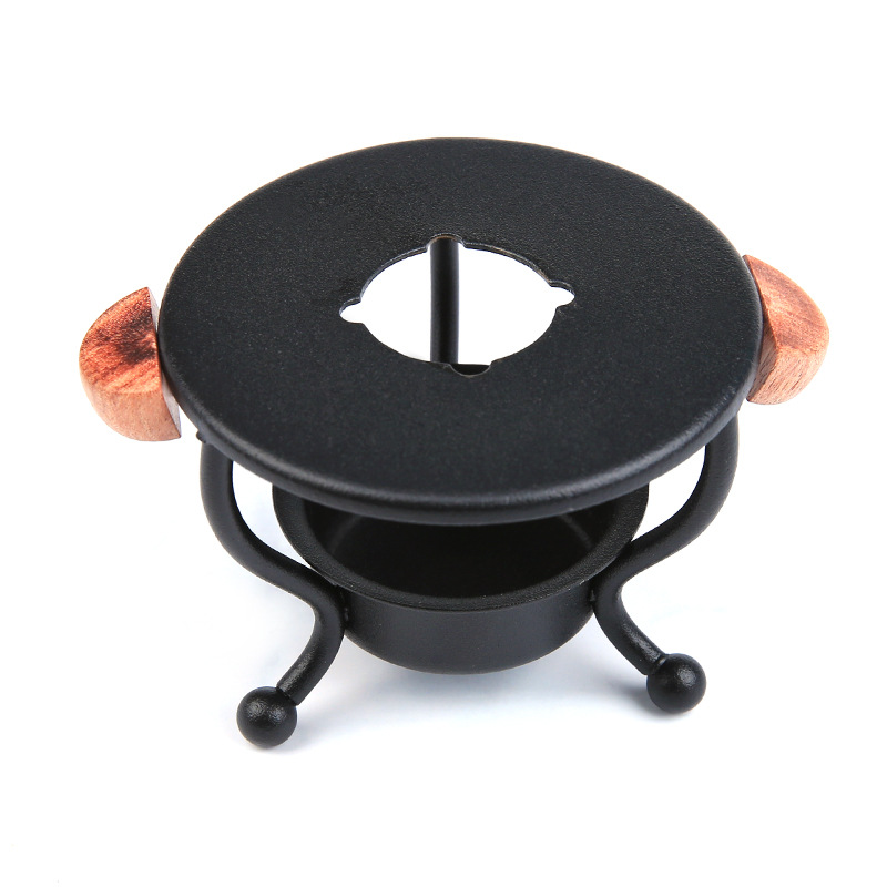 Mobarnstamp Black Metal Wax Seal Burner Kit - Customizable Wax Melting Furnace for DIY Sealing Stamps