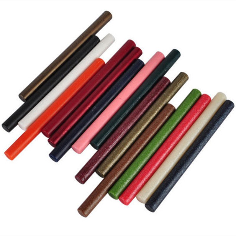 Mobarnstamp Premium Glue Gun Wax Sticks | 40-Color Sealing Kit with Silicone Molds | Wedding Sealing Beads - Image 4