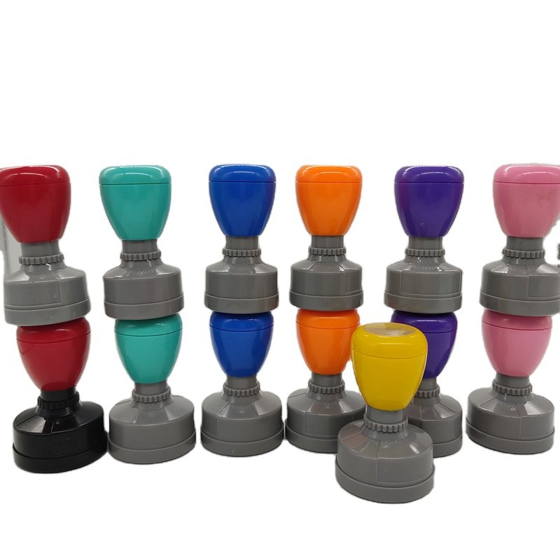 Premium HA36 Self-Inking Office Stamp Set - 7 Color Rubber Flash Stamp (36mm) - Mobarnstamp - Image 6