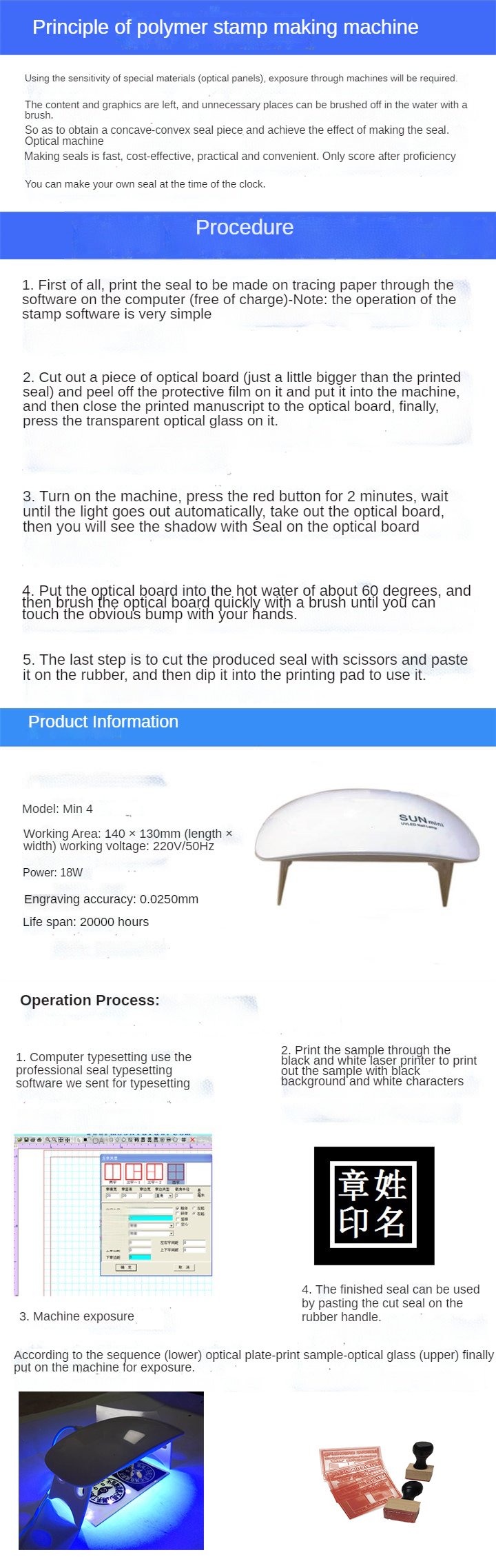 Mobarnstamp Washable UV Exposure Photopolymer Platemaker - Industrial Liquid Resin Flexo Plate Machine for Polymer Stamps - Image 4