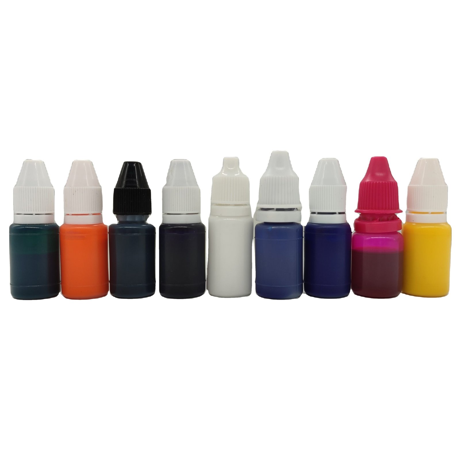10ml/6ml Fabric Stamp Ink Refills - Glow-in-the-Dark Self-Inking Stamp Ink for Clothing & Kids Crafts - Mobarnstamp - Image 6