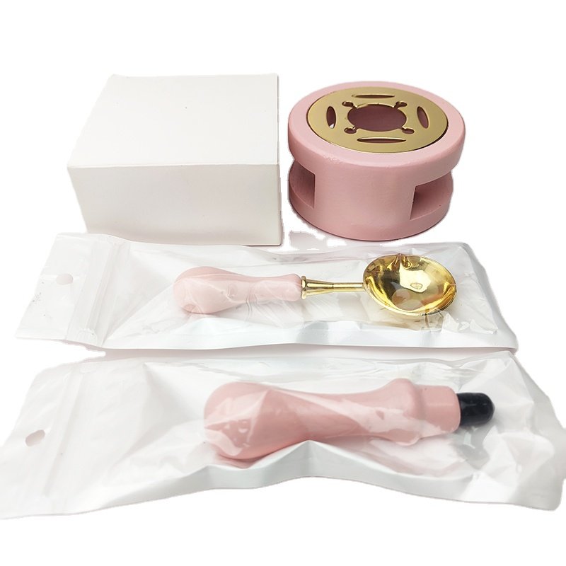 Mobarnstamp Bead & Stick Wax Warmer Kit - Antique Melting Pot Spoon Tool for Wedding Invitation Seals (Model KYS) - Image 6