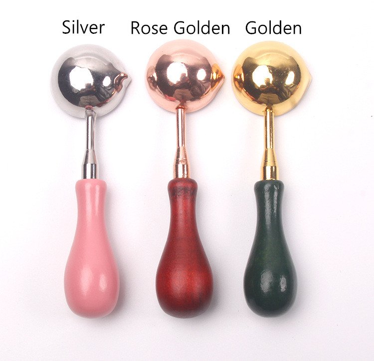 Mobarnstamp Metal Wax Melting Spoon - Custom Sealing Tool for Wedding Invitations & Decorative Stamps - Image 7