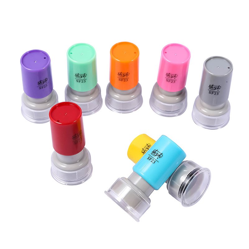Wholesale Custom Teacher Stamps for Spanish Schools - OEM Personalized Round Stamps (17/23/28mm) by Mobarnstamp - Image 5