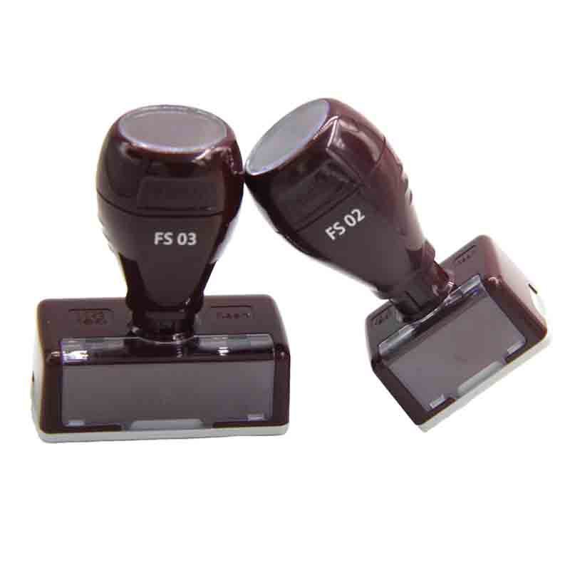 FS Series Rectangular Stamp Holder with Flash Handle - Mobarnstamp Professional Office Seals in Multiple Sizes