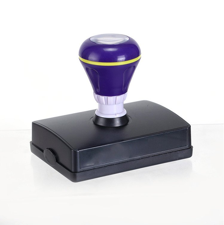 Custom Pre-Inked Office Name Stamps | Photopolymer Business Seals | Round/Oval/Square Shapes - Mobarnstamp