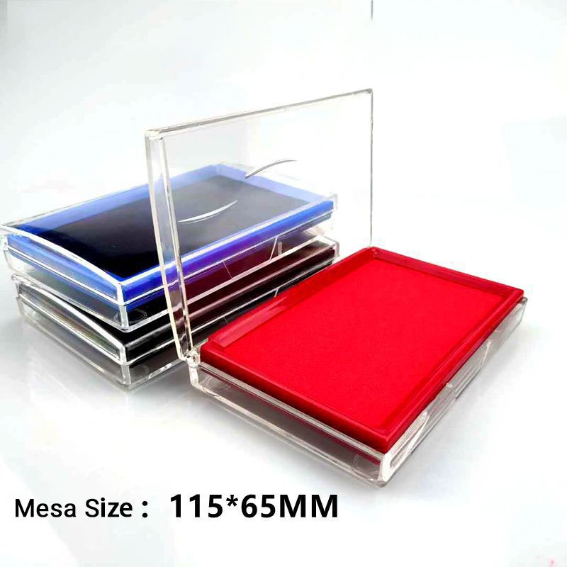 Large Black Ink Pad with Felt Cover - Professional Document Sealing Stamp | Mobarnstamp KJ2020090805 - Image 7