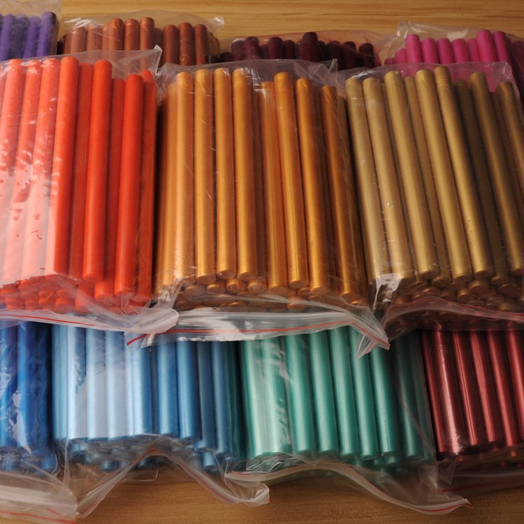 Mobarnstamp Premium Glue Gun Wax Sticks | 40-Color Sealing Kit with Silicone Molds | Wedding Sealing Beads - Image 7