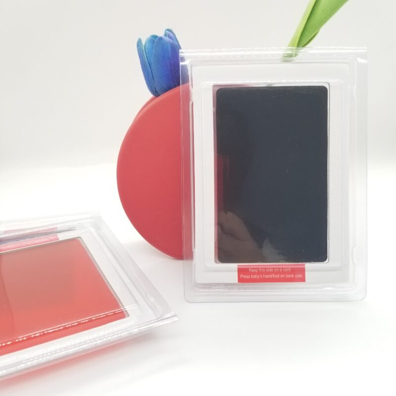 Premium Baby Handprint Kit - Non-Toxic Ink Pad with Photo Frame | Safe for Newborns & Pets | Mobarnstamp