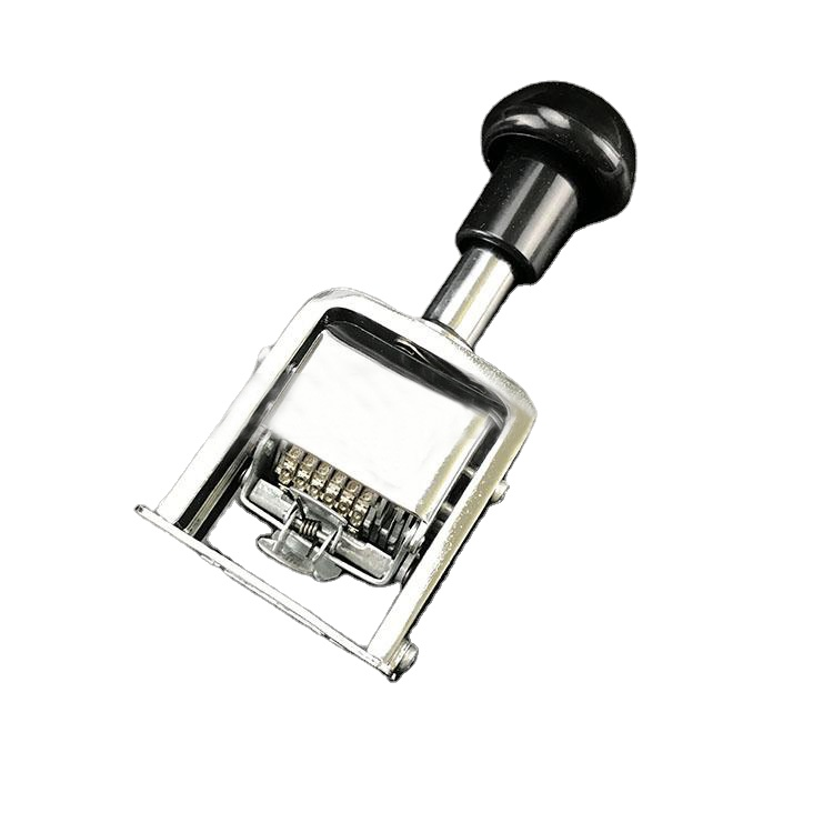 Metal Automatic Date Coding Machine - 5-20 Digit Adjustable Numbering Stamp for Industrial Use - Mobarnstamp