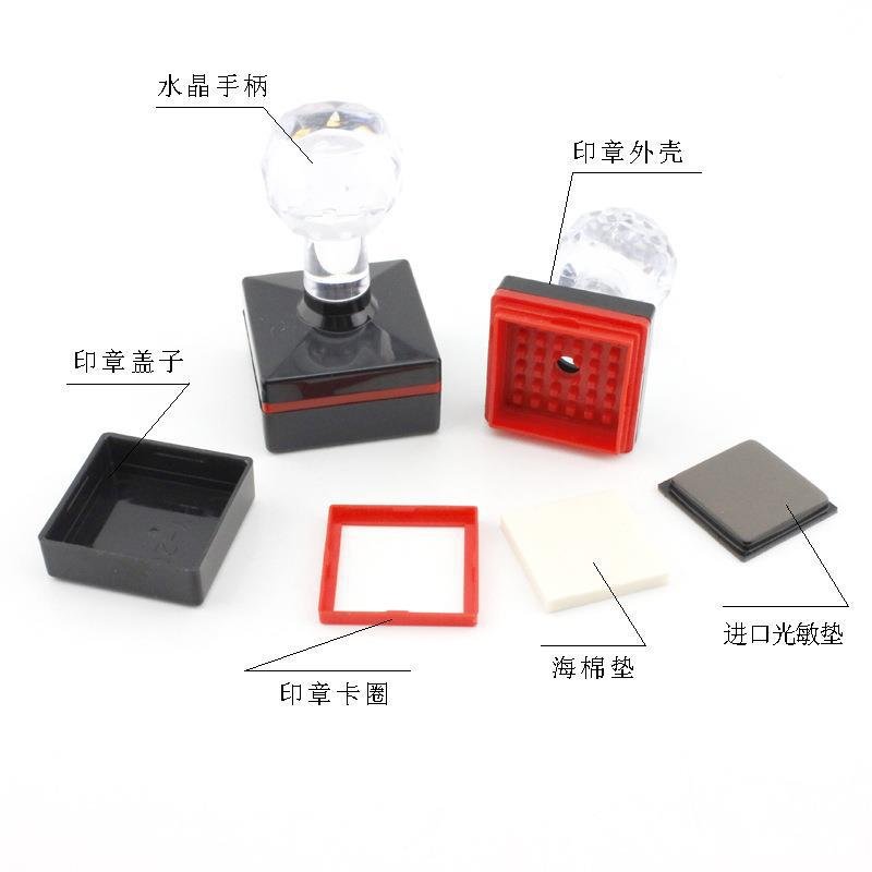 4mm Dual-Foam Flash Stamp with Ink Hole - Professional Office Stamp (Multiple Sizes/Shapes) - Mobarn DH Series - Image 4