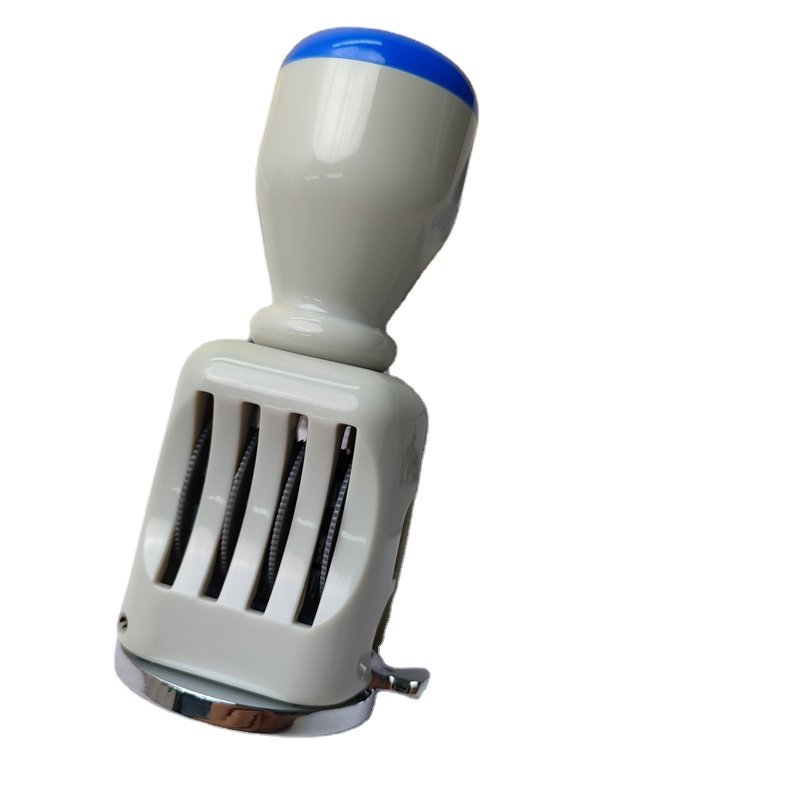 Smart Automatic Office Roller Stamp - Custom Text & Date Rubber Stamp with Self-Inking System - Mobarnstamp