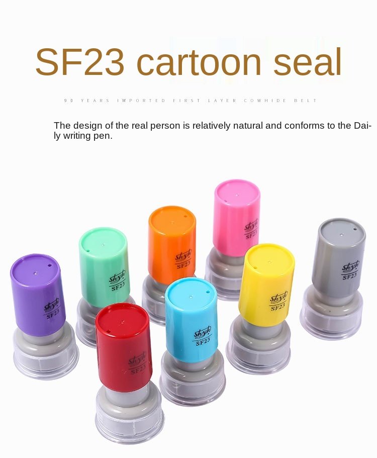 Custom Teacher Stamp for Spanish Educators - Wholesale Round School Stamp (17mm/23mm/28mm) - Mobarn SF Series - Image 5