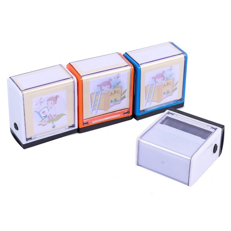 Self-Inking Name Stamp Set | Mobarn SN-3814 SmartStamp Pro