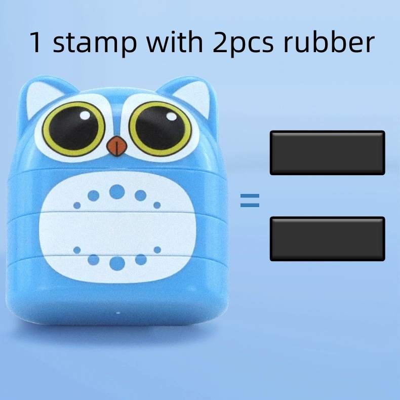 Customizable Cartoon Flash Stamp Set - 10x40mm DIY Name Stamp | Mobarn CF-1040 CreativeStamp Series - Image 4