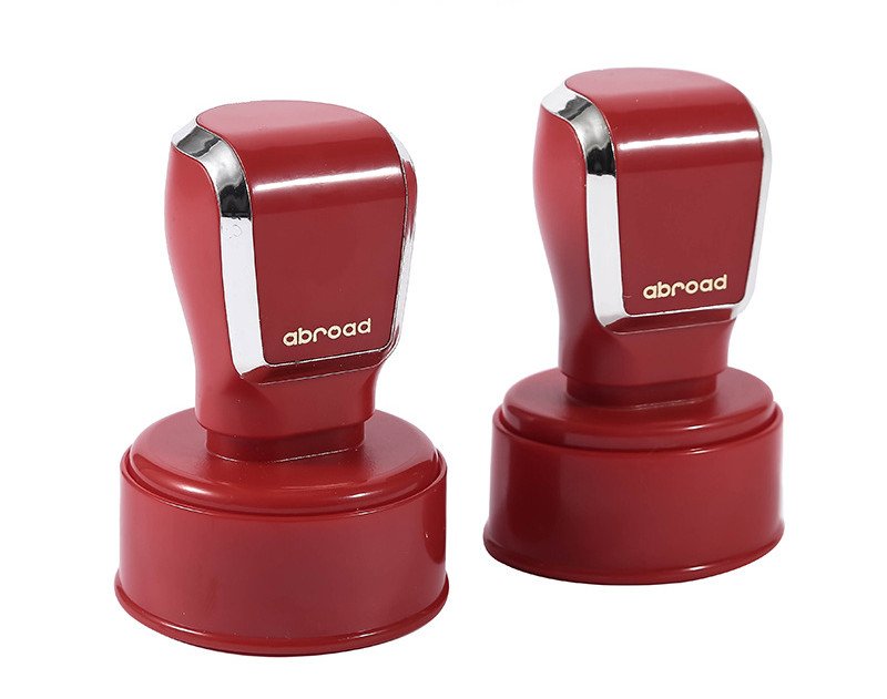 Custom Photopolymer Office Stamp - Durable Resin Pre-inked Stamp (Multiple Sizes/Shapes) - Mobarn K020 Series