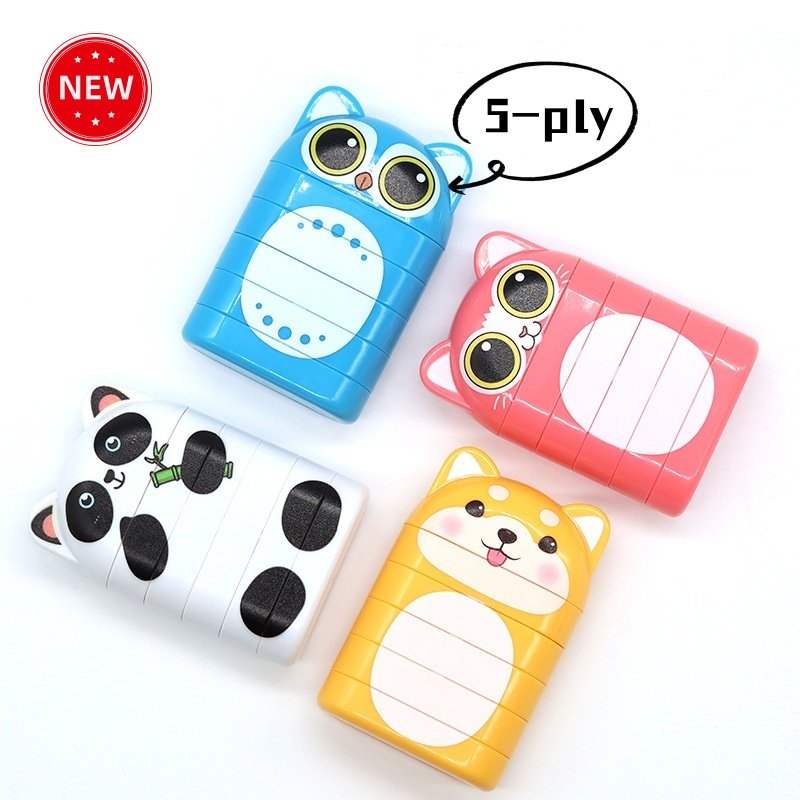 5-Layer Panda Stamp Set - 40x15mm Custom Name Stamp | Mobarn PL-4015 MultiStamp Pro