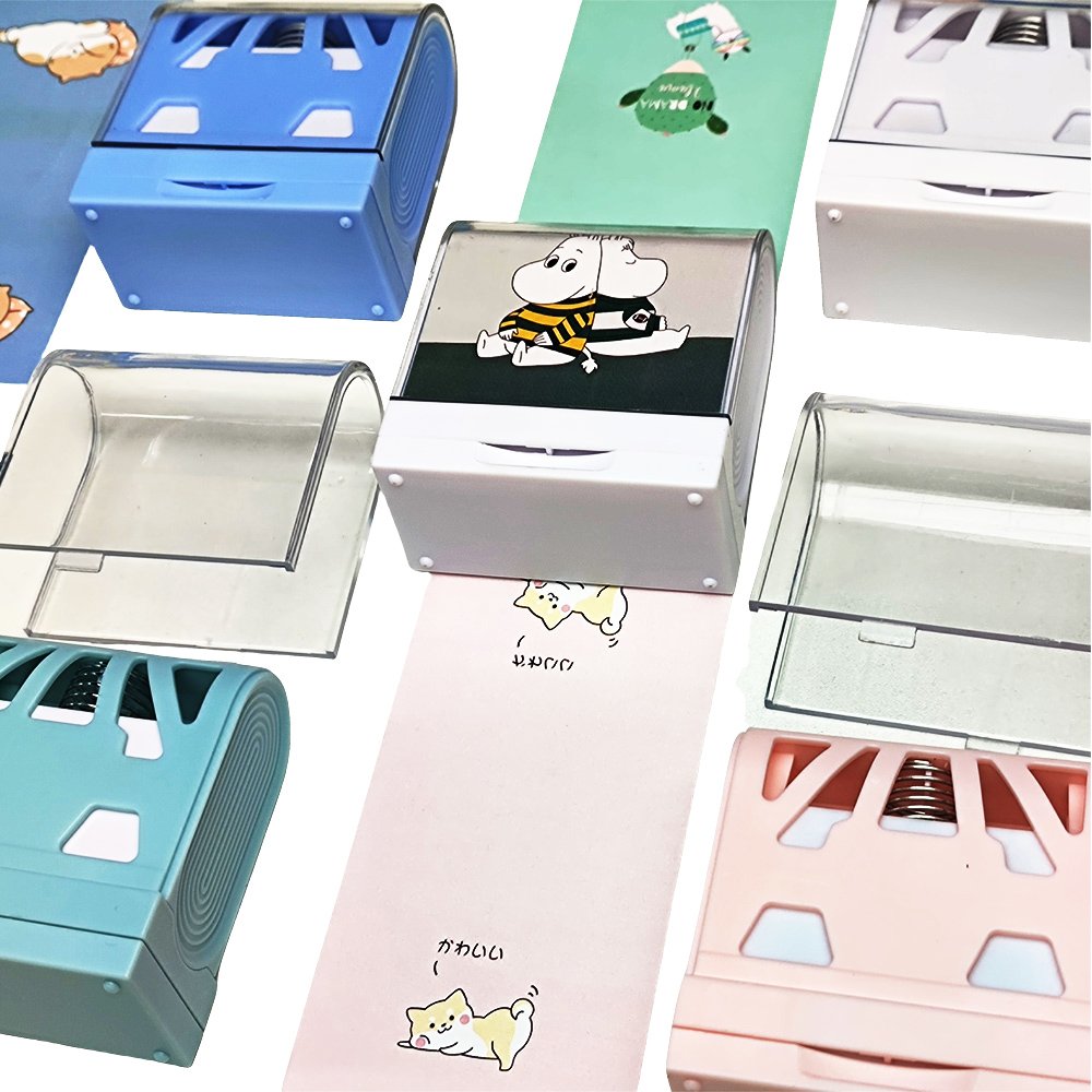 Custom Cartoon Fabric Stamp Set - 38x14mm Washable Keychain Stamp for Kids | Mobarn N1 FunStamp Series - Image 5