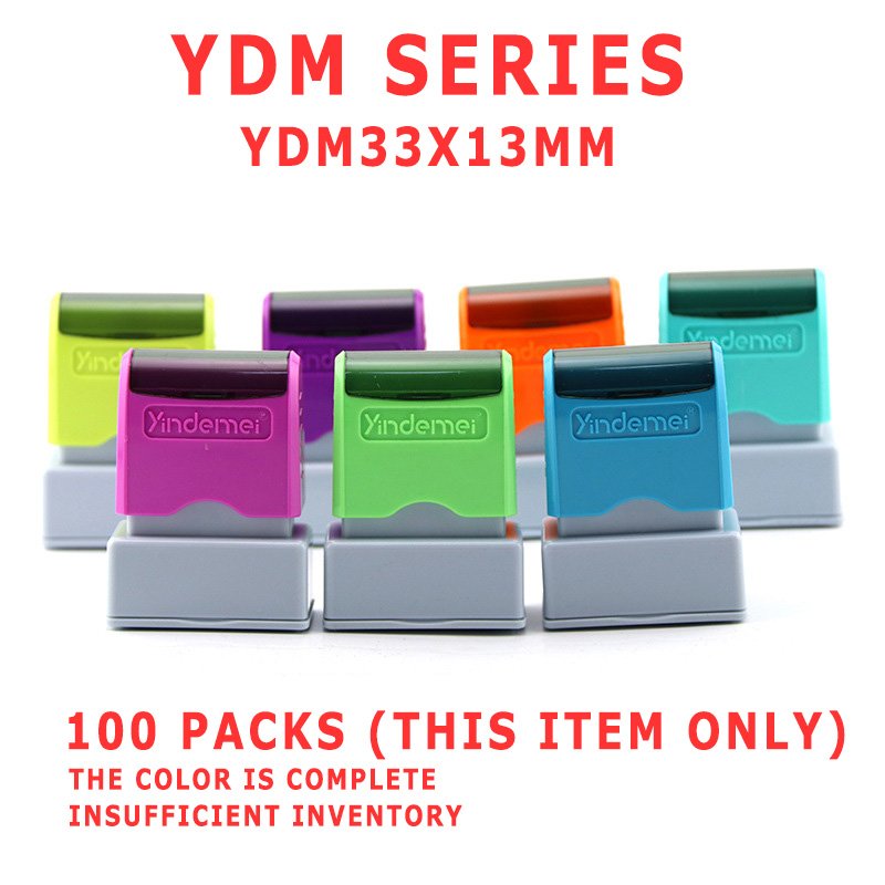 Dual-Foam Flash Stamp Set - 11x30mm Pre-Inked Name Stamp for Kids | Mobarn TY08 ProStamp Series - Image 6