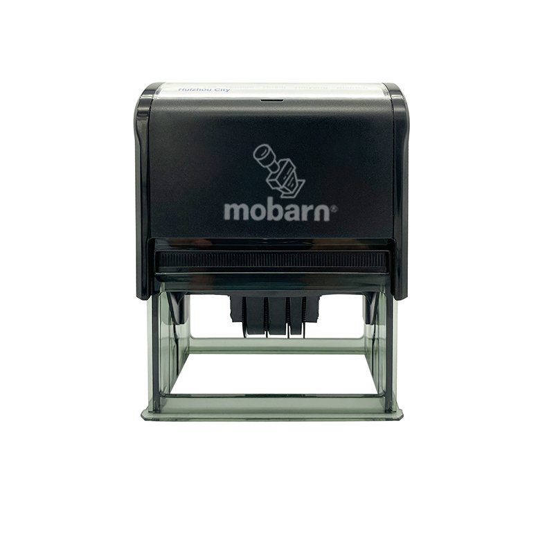 Mobarn DT-3776 Professional Self-Inking Alphabet Stamp | German Ink | Multi-Color Options | Refillable | Office & Business Use