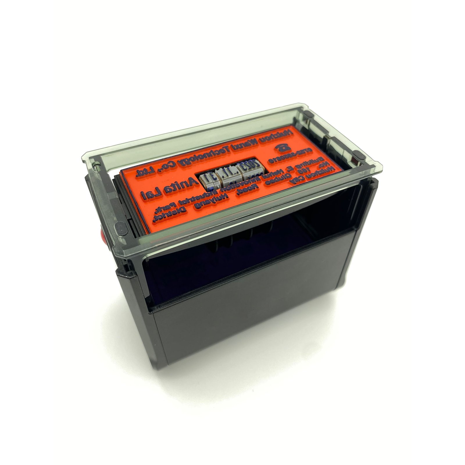 Mobarn DT-3776 Professional Self-Inking Alphabet Stamp | German Ink | Multi-Color Options | Refillable | Office & Business Use - Image 5